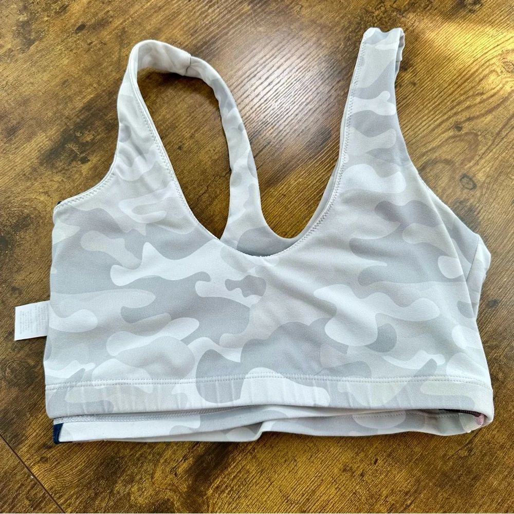 Spiritual Gangster Winter White and Gray Camo Shakti Brami, Small